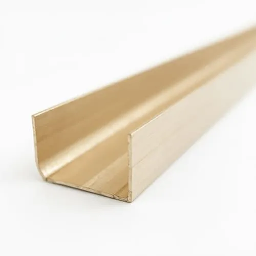 Швеллер анодированный алюминиевый 13х5х1 мм АД31Т ГОСТ 13623-90