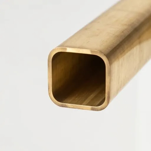 Труба латунная квадратная 10х10х1 мм Л63 ТУ 48-21-428-84
