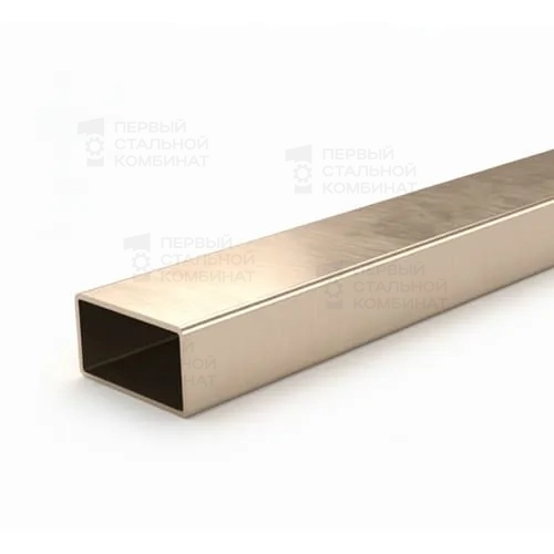 Труба алюминиевая профильная анодированная 60х40х5 мм АД0 ГОСТ 18475-82