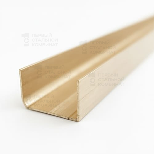 Швеллер анодированный алюминиевый 100х100х5 мм 1050 ГОСТ 13623-90